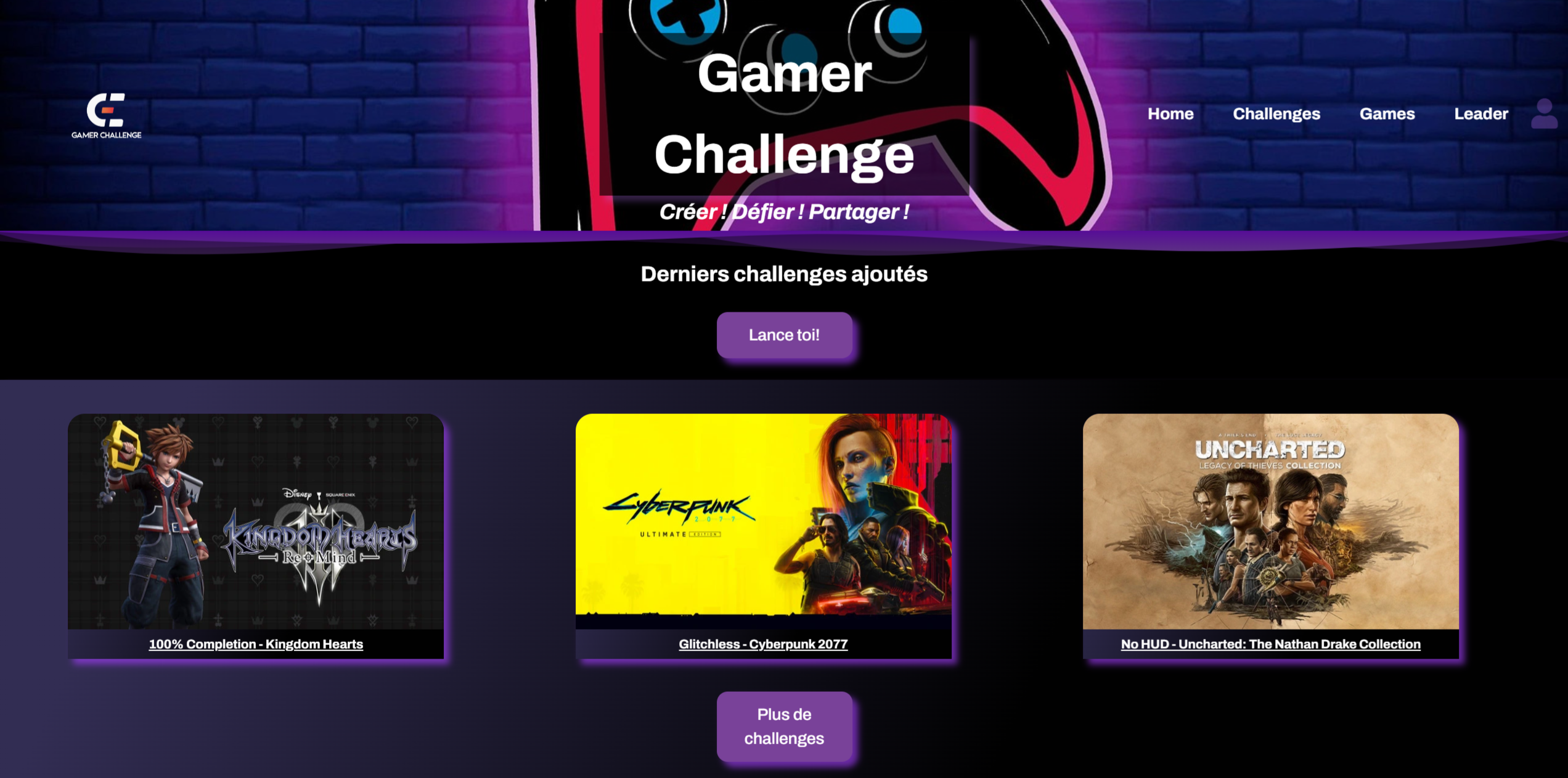 Gamer Challenge
